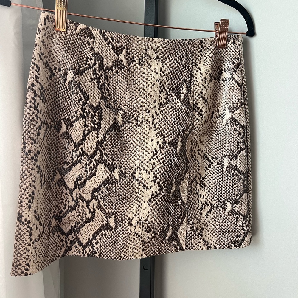 Snake skin skirt